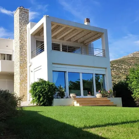 Villa With Aegean Views Akhladherí Extérieur photo