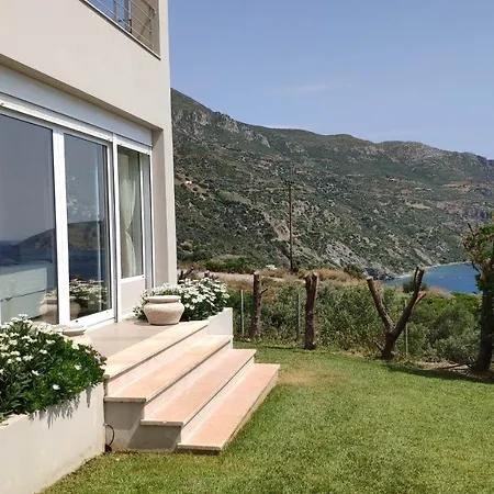 Villa With Aegean Views Akhladherí Extérieur photo