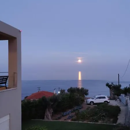 Villa With Aegean Views Akhladherí Extérieur photo